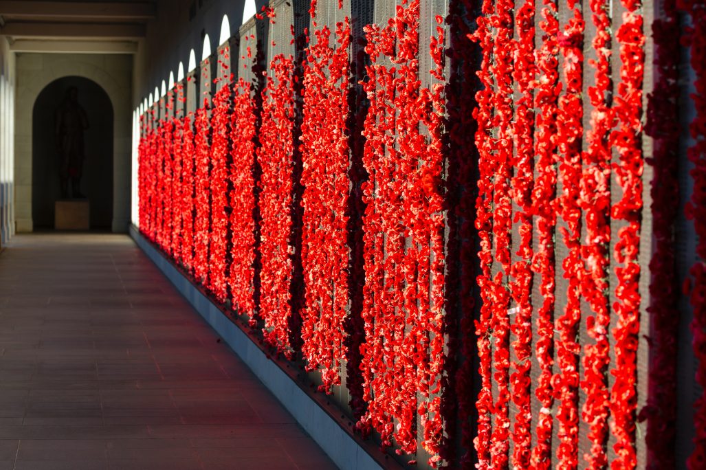 Photo of the Roll of Honour at the Australian War Memorial